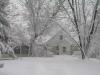Backyard winter wonderland